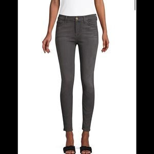 Jen 7 For 7 For All Mankind Gray Skinny Jeans Size 6